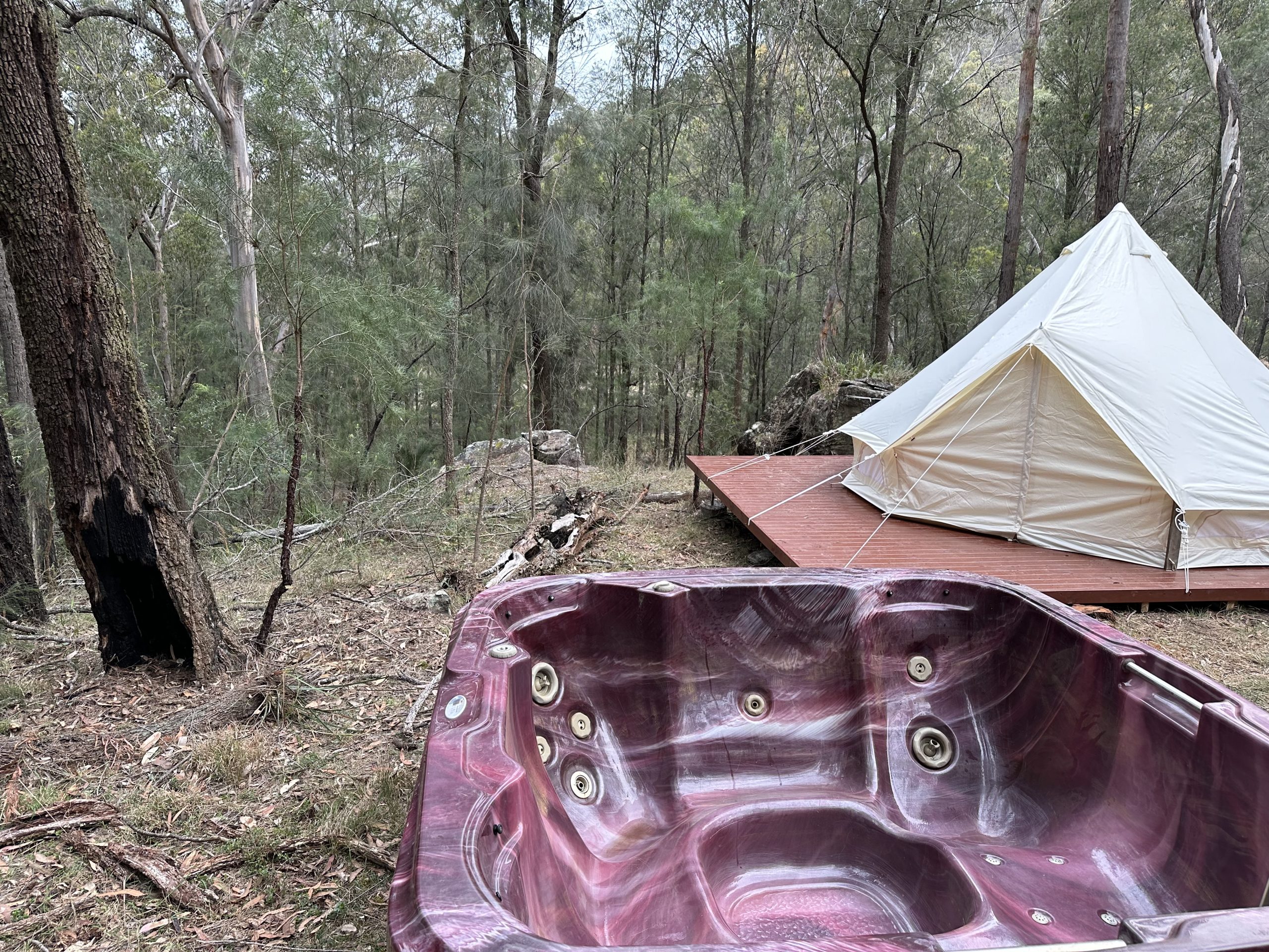 Glamping Site with Jacuzzi – Safari